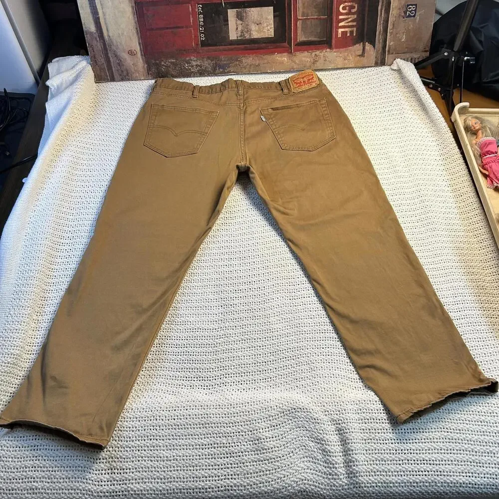 Levi's 541 Athletic‎ Taper Brown Canvas Pants 40x30